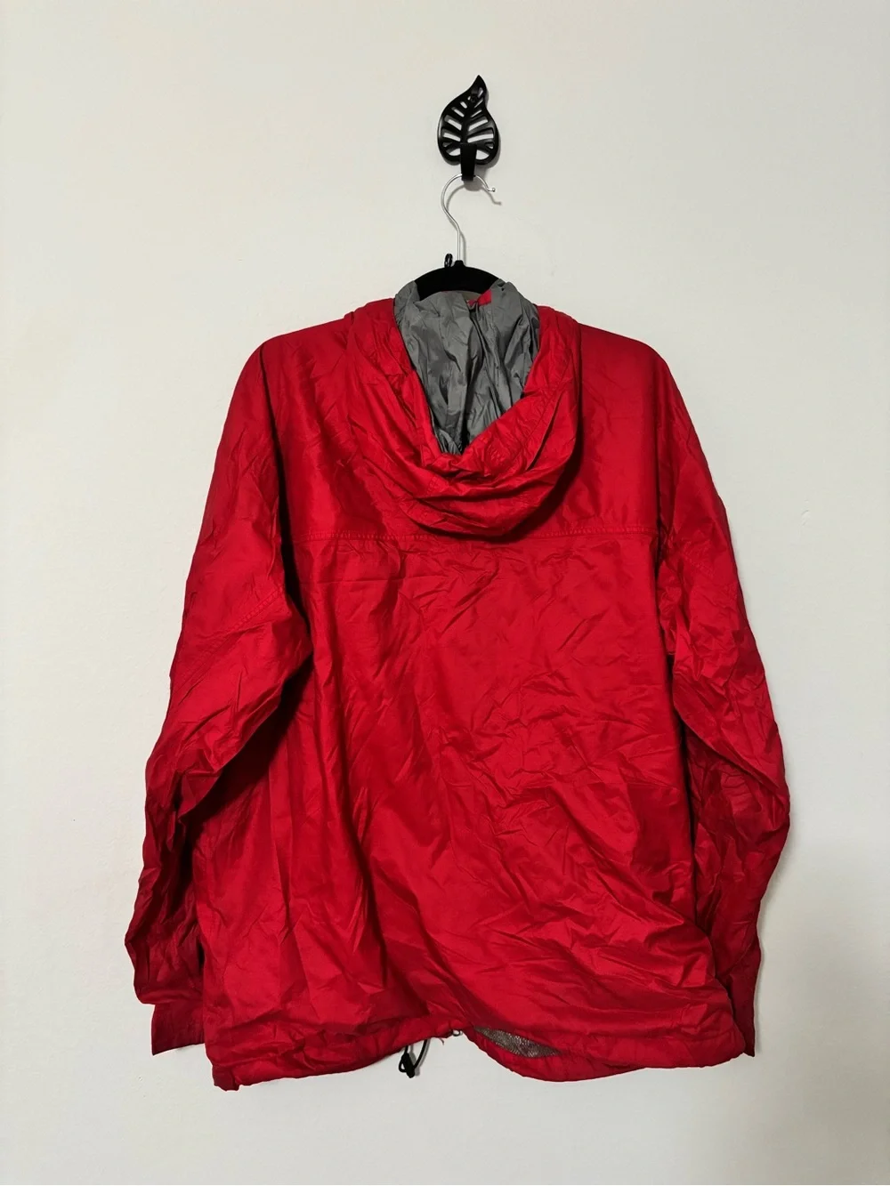 Patagonia Red Hooded Rain Jacket L